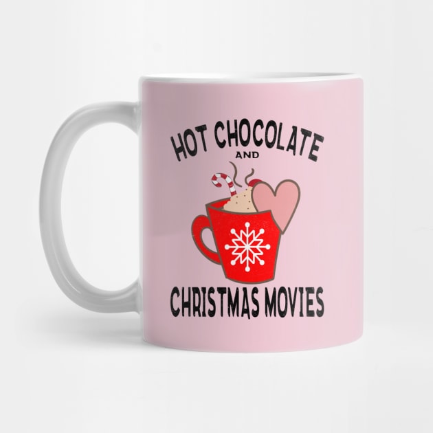 hot chocolate and christmas movies by MZeeDesigns